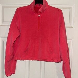 Lululemon Athletica Coral Half-Zip Hoodie